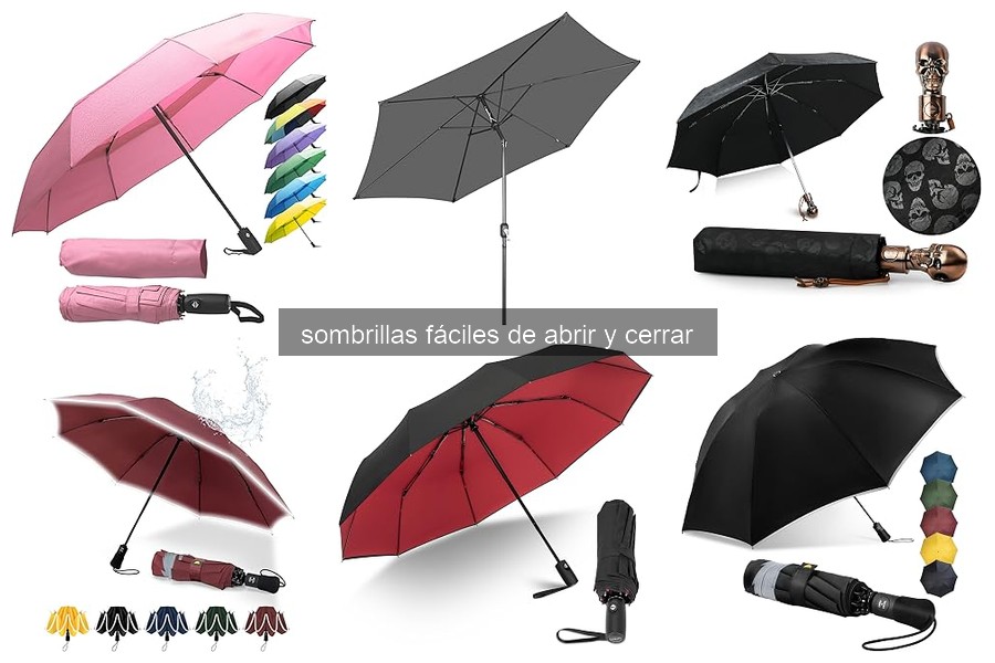 Errores comunes al usar sombrillas fáciles de abrir y cerrar