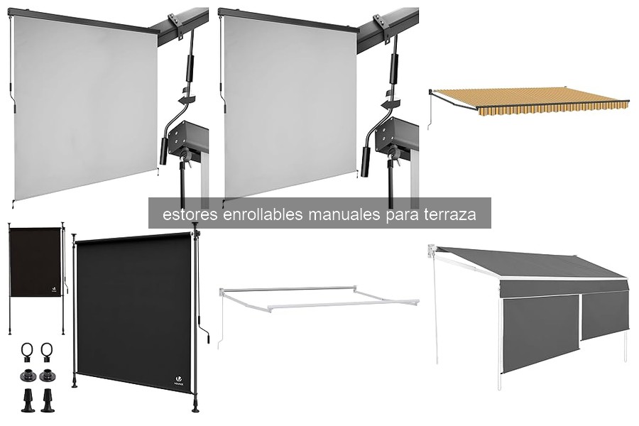 Estores enrollables manuales para terraza: ventajas y funcionamiento
