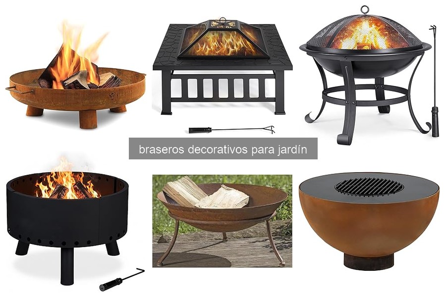 Guía de compra de braseros decorativos para jardín