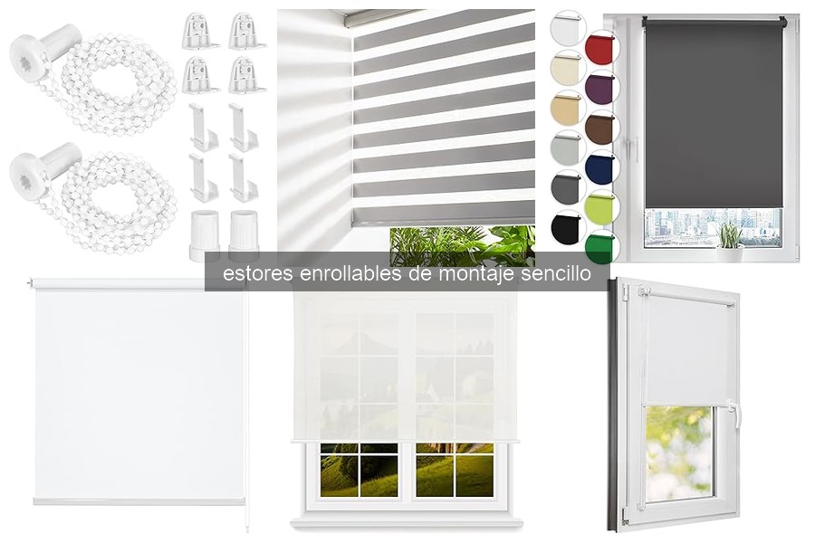 Guía de instalación de estores enrollables fáciles
