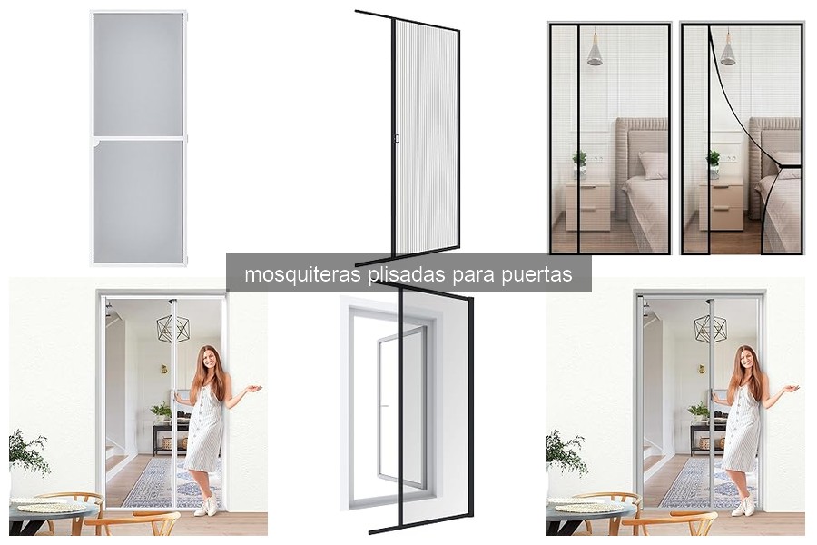 Guía de instalación de mosquiteras plisadas para puertas