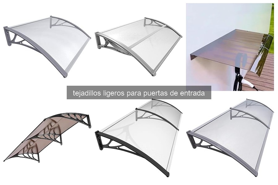 Guía de Instalación de Tejadillos Ligeros para Puertas