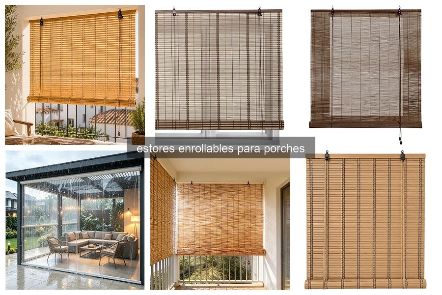 Guía de instalación y mantenimiento de estores enrollables para porches