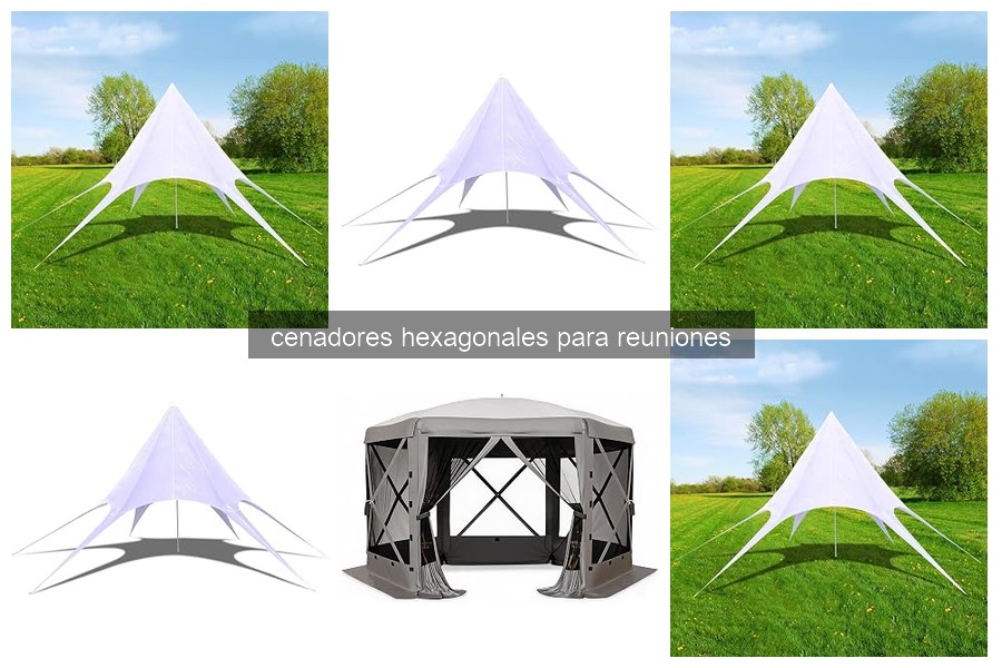 Guía de uso y mantenimiento para cenadores hexagonales
