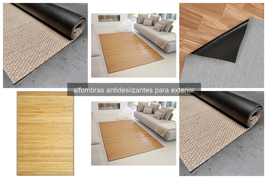 Guía para Elegir Alfombras Antideslizantes para Exterior