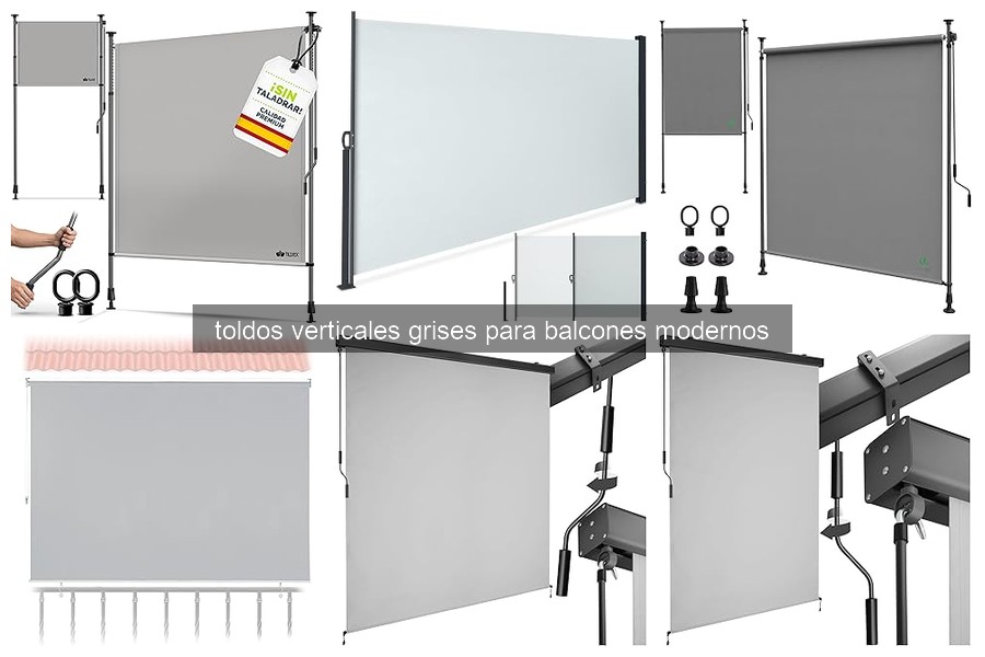 Guía para elegir el mejor toldo vertical gris para tu balcón