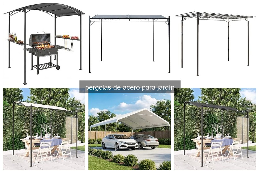 Guía para elegir la mejor pérgola de acero para tu jardín