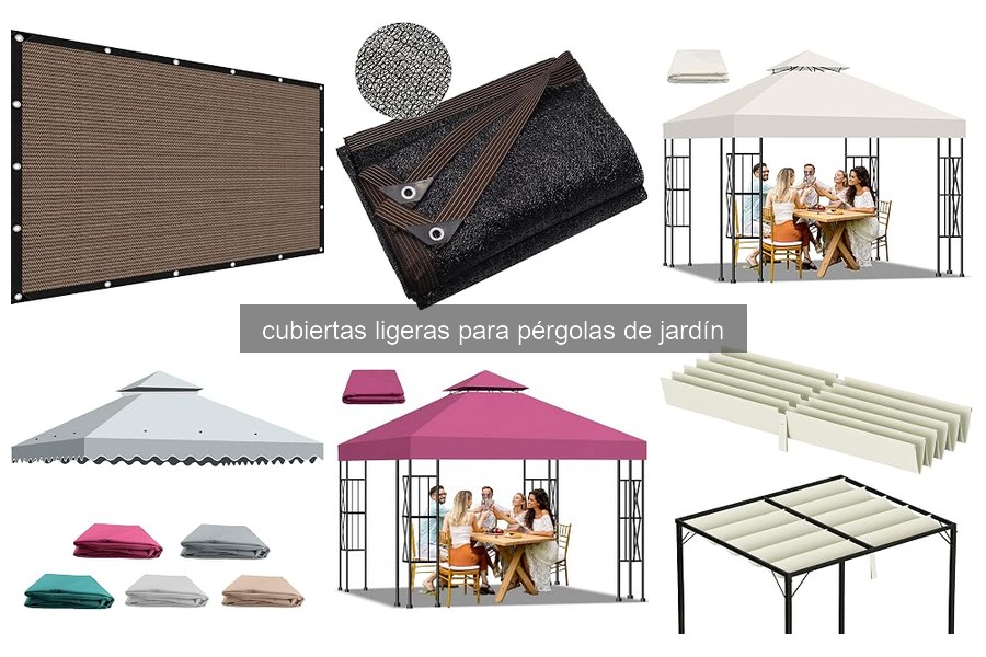 Guía para instalar cubiertas ligeras en pérgolas de jardín
