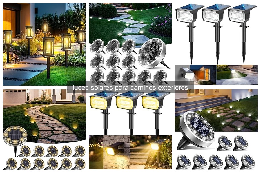 Guía para instalar y mantener luces solares en caminos exteriores