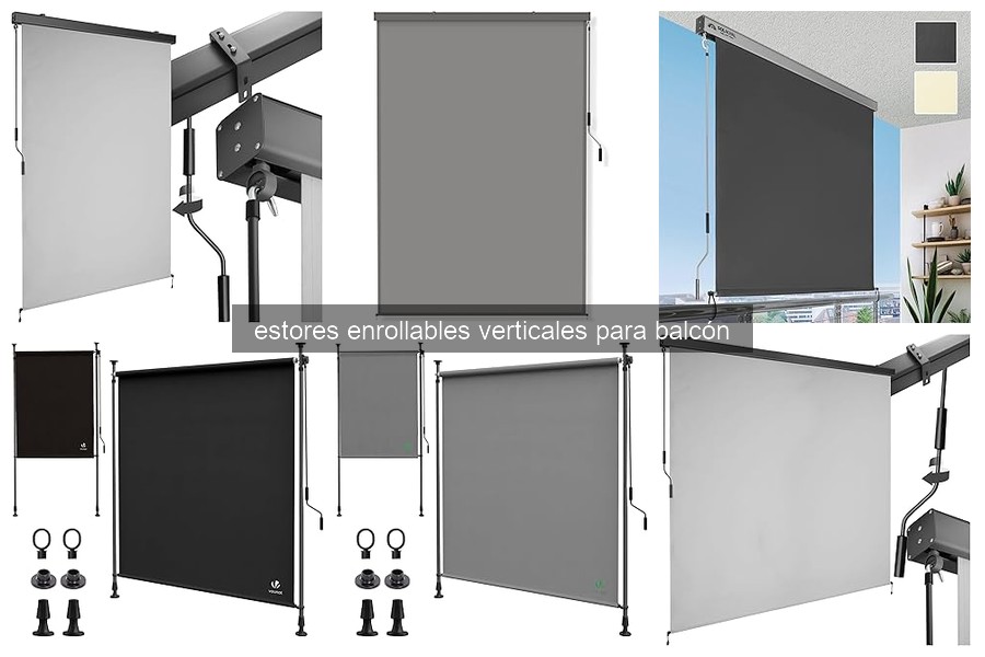 Instala estores enrollables verticales en tu balcón fácilmente