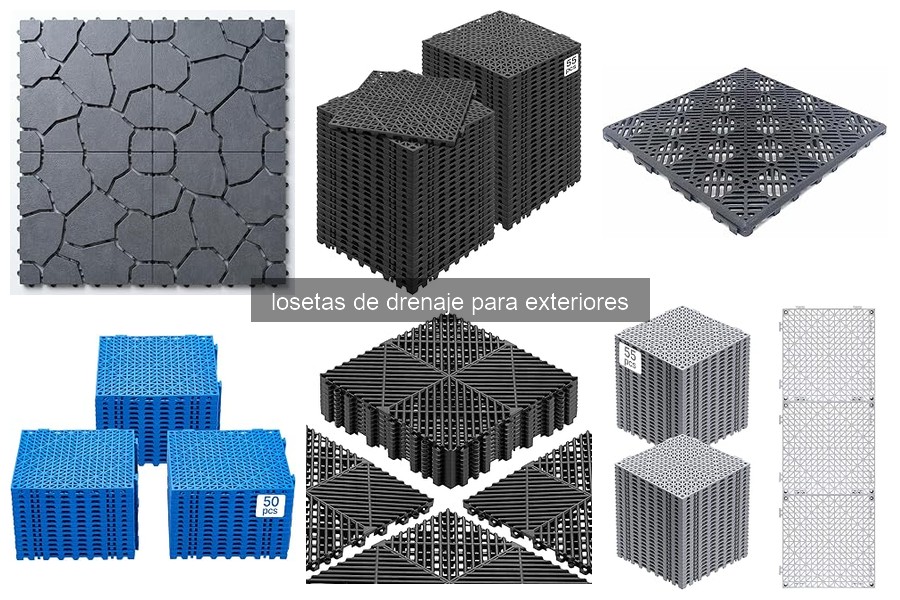 Losetas de drenaje para exteriores: ¿Qué son y sus funciones?