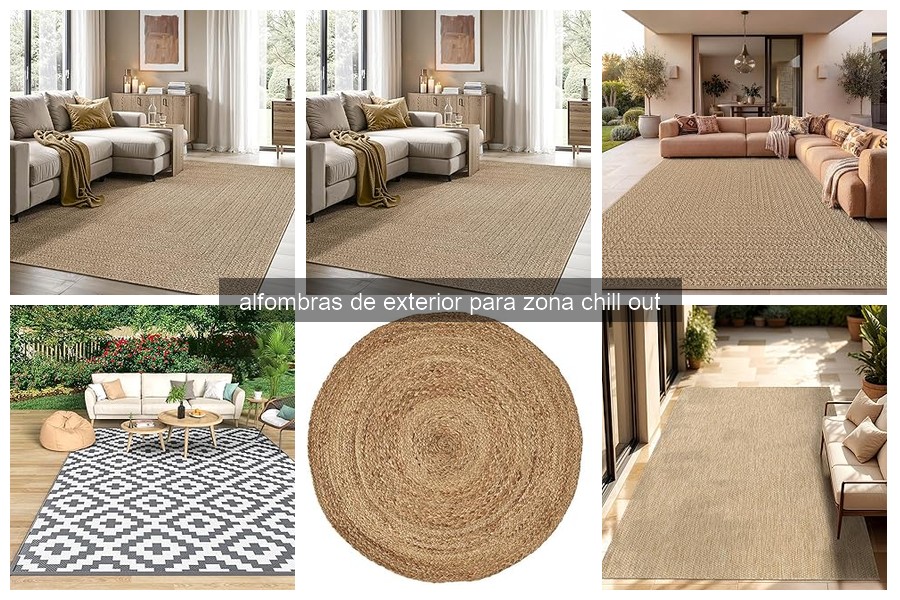 Mejores alfombras de exterior para tu zona chill out