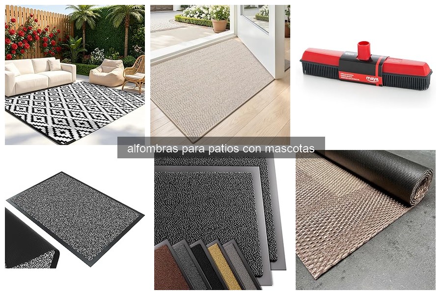 Mejores alfombras para patios que soporten mascotas en 2026