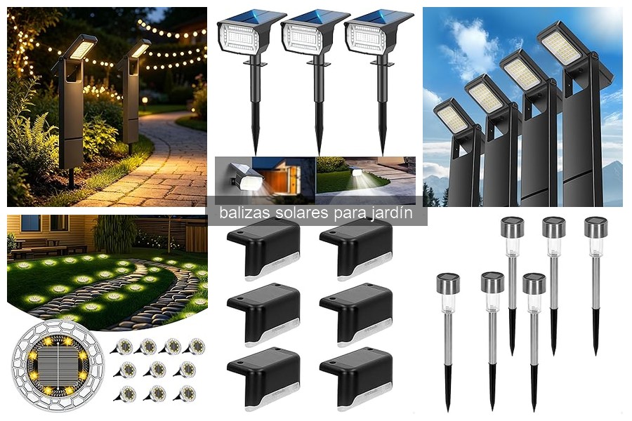 Mejores balizas solares para jardines pequeños en 2026