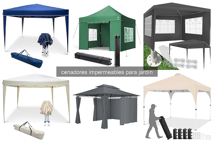 Mejores cenadores impermeables para jardín en 2026