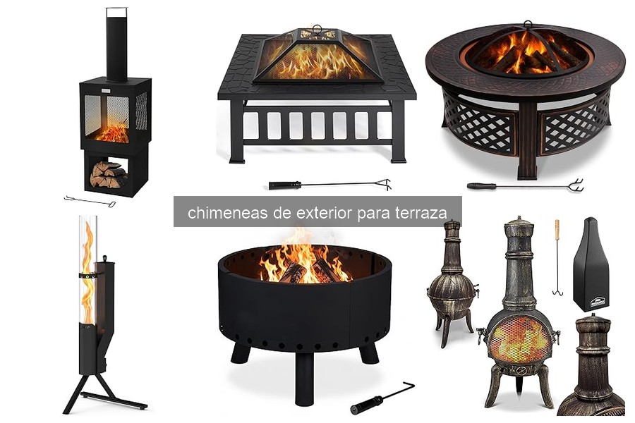 Mejores chimeneas de exterior para terrazas pequeñas 2026