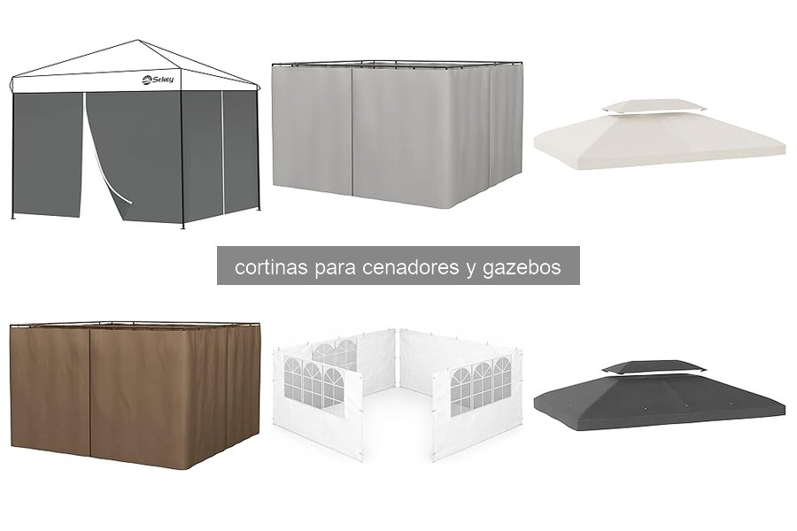 Mejores cortinas para cenadores y gazebos en 2026