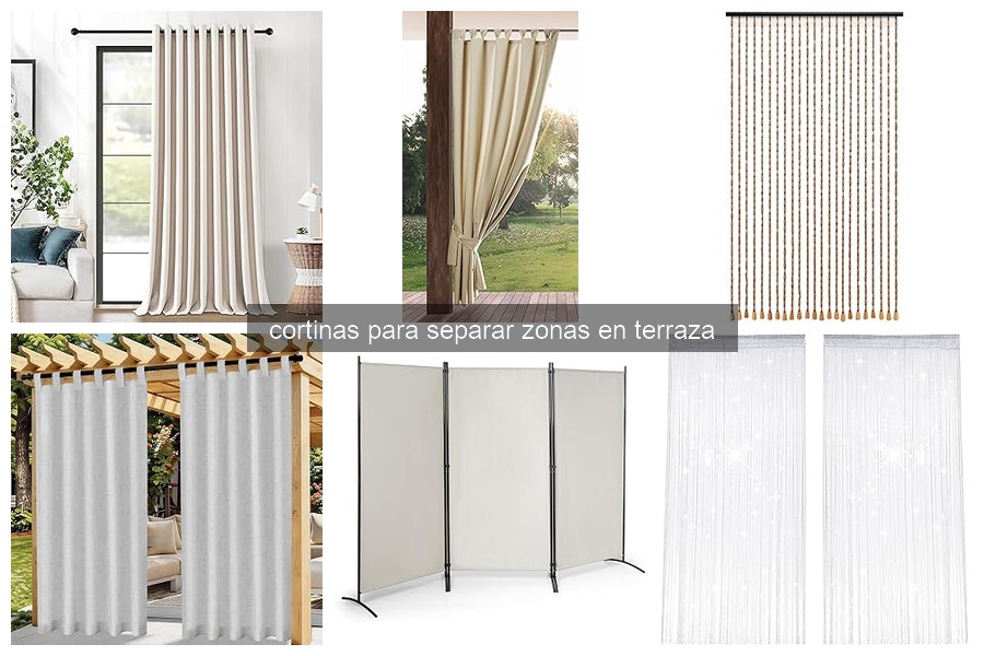 Mejores cortinas para separar zonas en terraza: Guía 2026