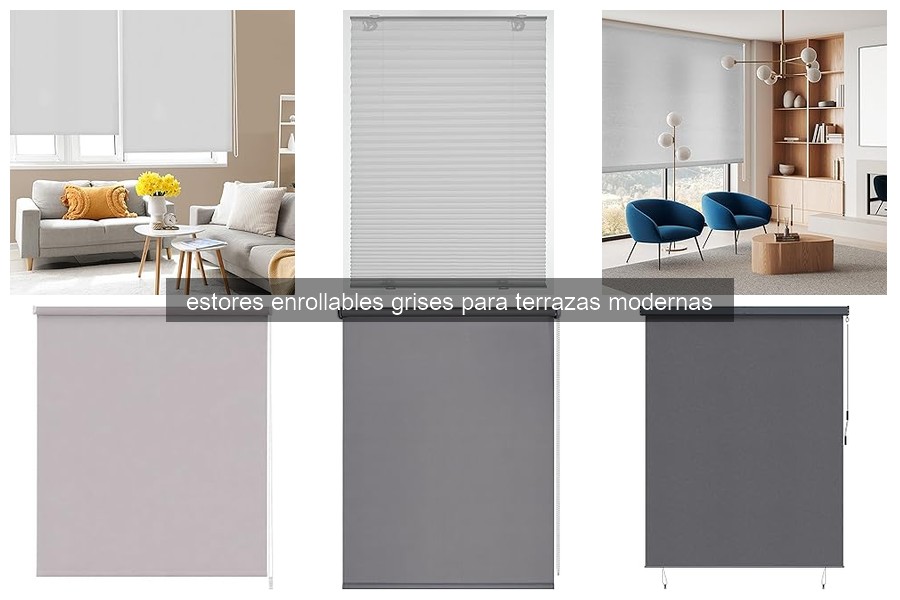 Mejores estores enrollables grises para tu terraza en 2026