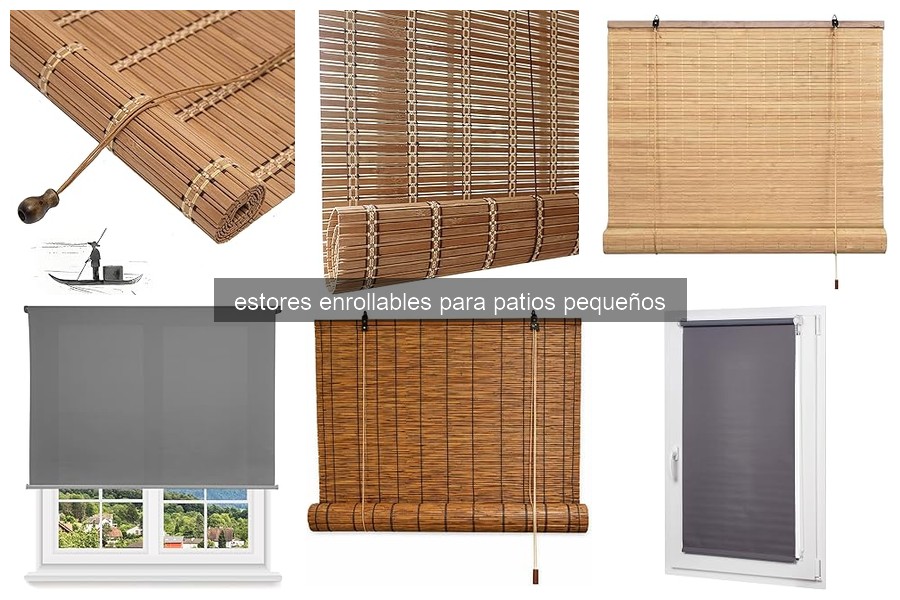 Mejores estores enrollables para patios pequeños en 2026