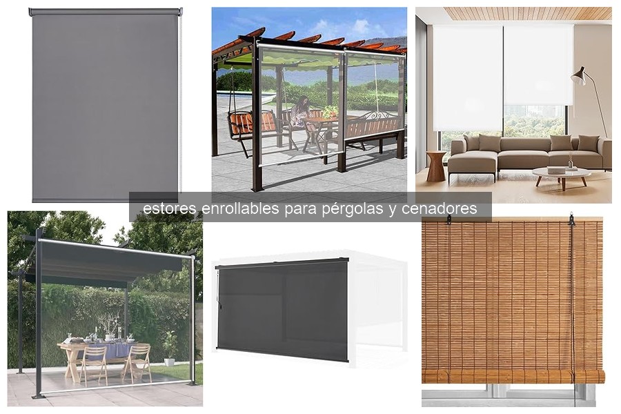 Mejores estores enrollables para pérgolas en 2023