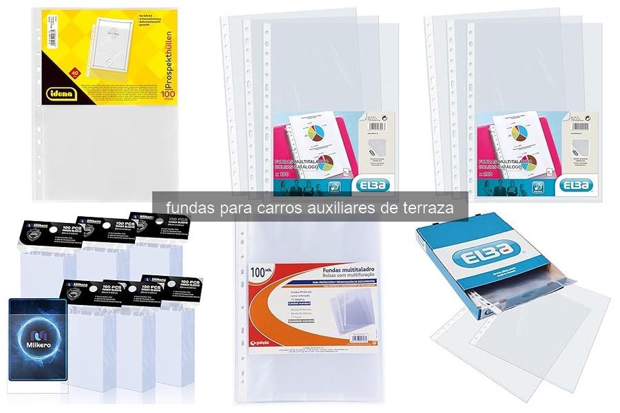 Mejores fundas para carros auxiliares de terraza en 2026