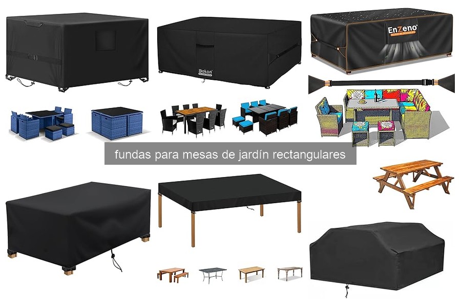 Mejores fundas para mesas de jardín en climas extremos
