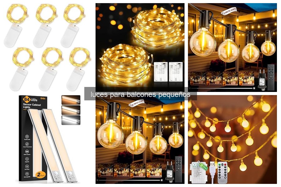 Mejores luces para balcones pequeños: comparativa 2026