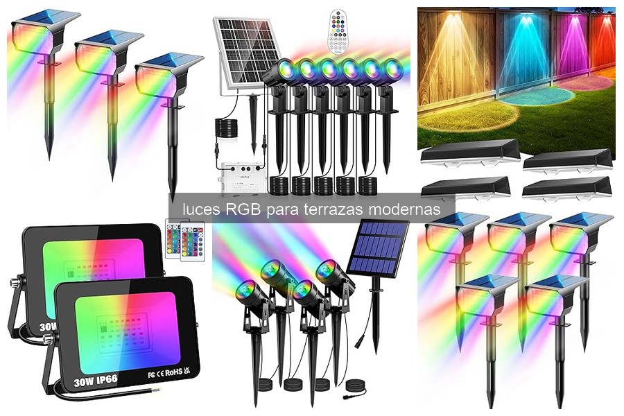 Mejores luces RGB para terrazas modernas en 2026