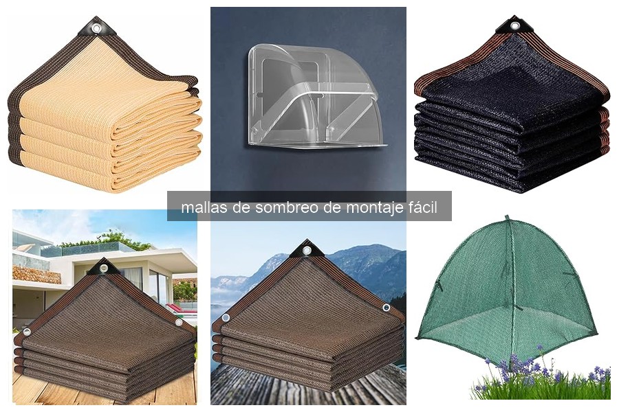 Mejores mallas de sombreo de montaje fácil para jardines pequeños