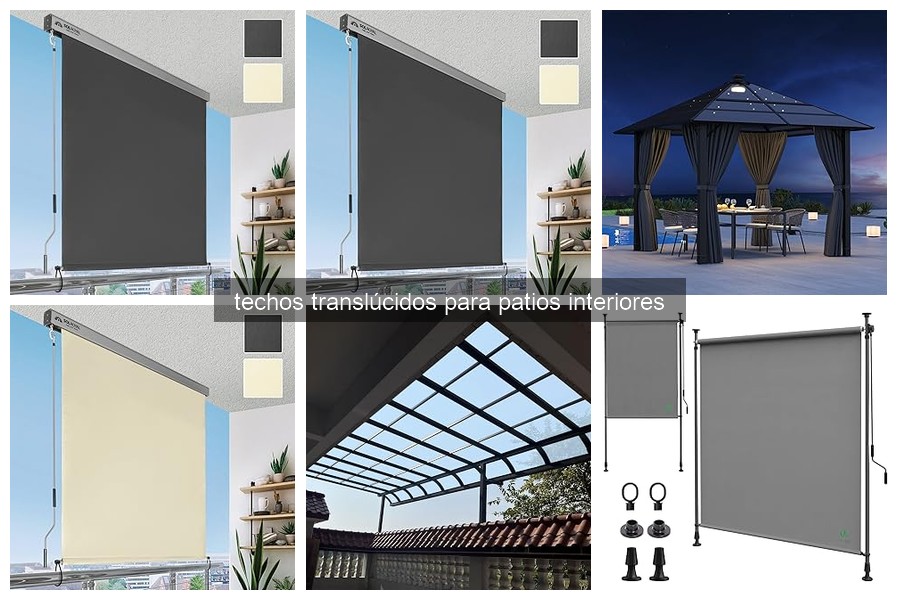 Mejores marcas de techos translúcidos para patios interiores