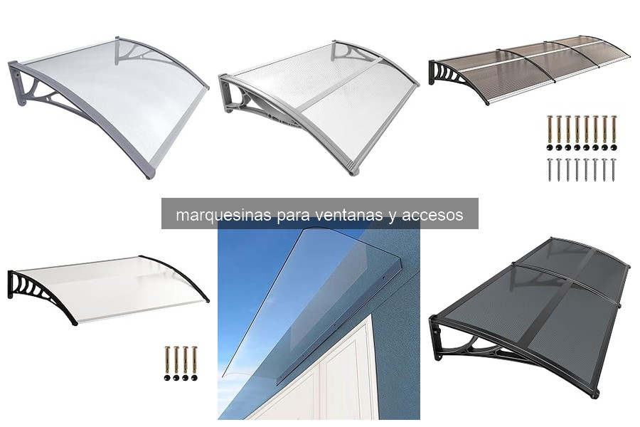 Mejores marquesinas para proteger accesos de entrada en 2026