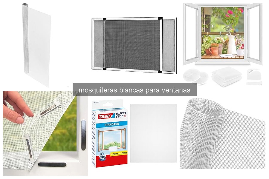 Mejores mosquiteras blancas para ventanas en 2026