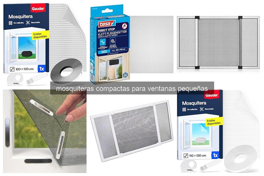 Mejores mosquiteras compactas para ventanas pequeñas 2026