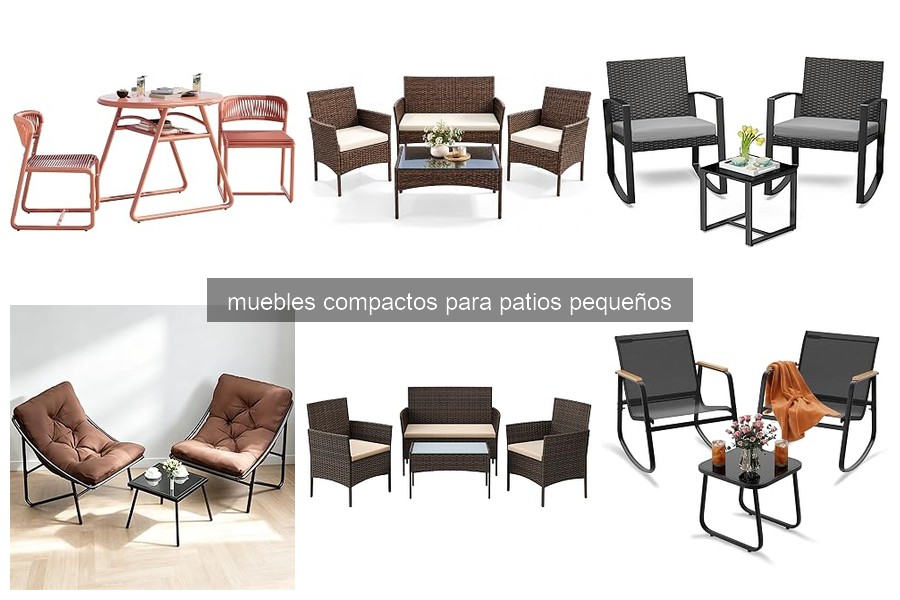 Mejores muebles compactos para patios pequeños en 2026