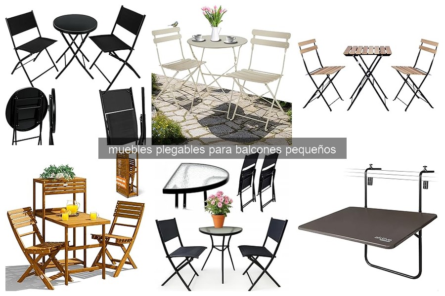 Mejores muebles plegables para balcones pequeños en 2026