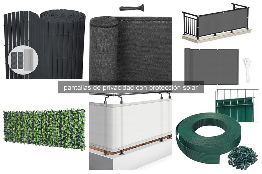 Mejores pantallas de privacidad con protección solar para terrazas