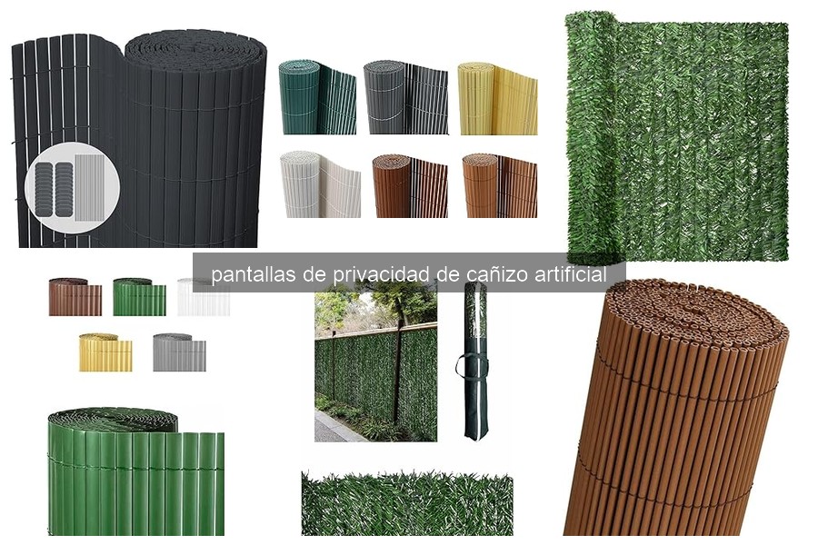 Mejores Pantallas de Privacidad de Cañizo Artificial para Terrazas