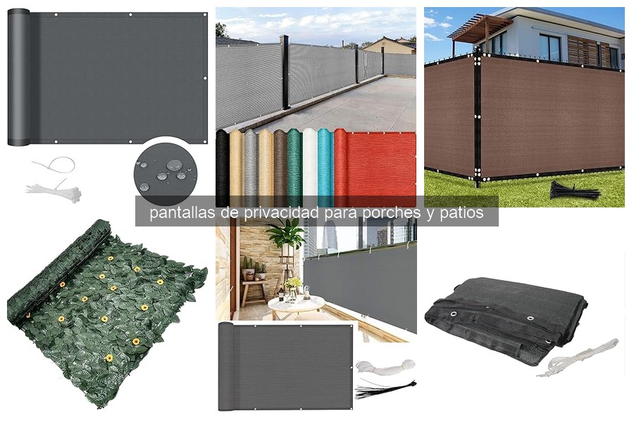 Mejores pantallas de privacidad para porches y patios 2023