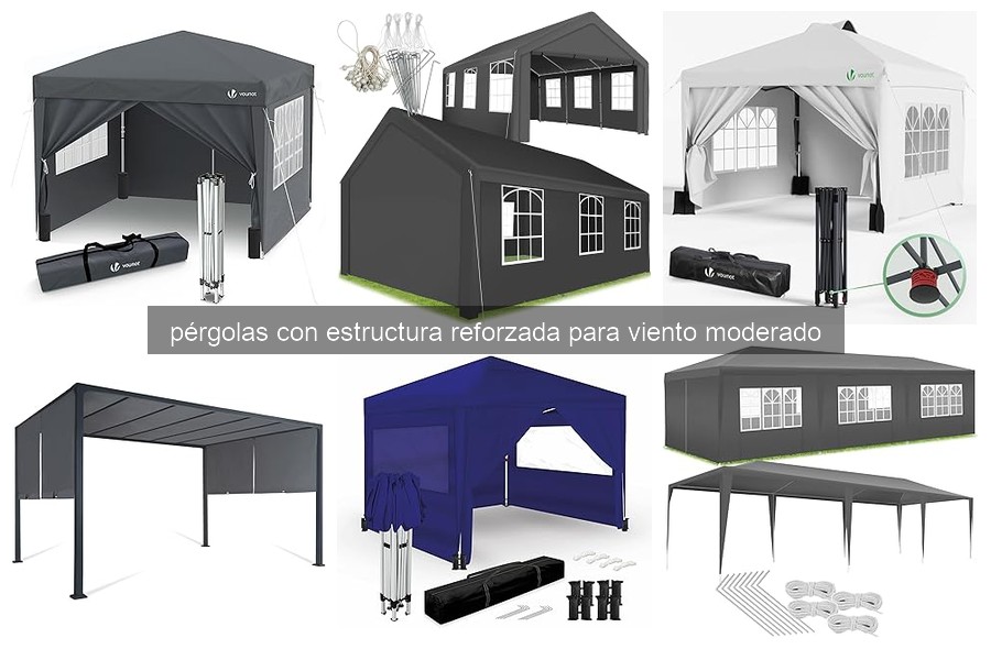 Mejores pérgolas reforzadas para viento moderado en 2023