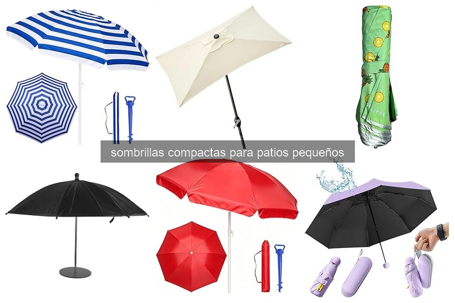 Mejores sombrillas compactas para patios pequeños en 2026