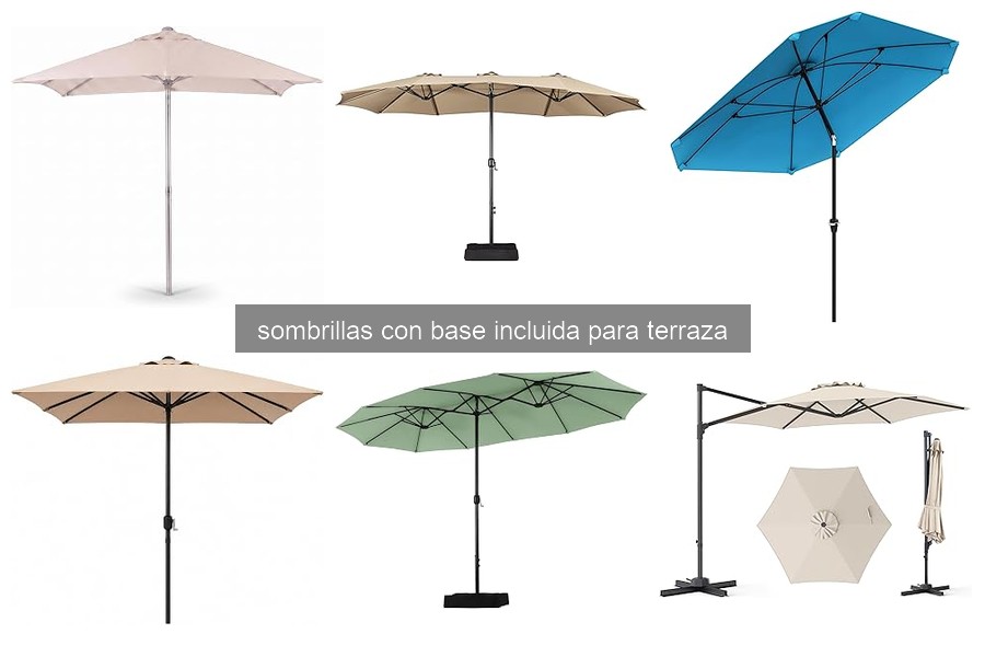 Mejores Sombrillas con Base Incluida para Terraza en 2026