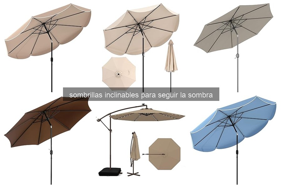 Mejores sombrillas inclinables para tu jardín en 2026