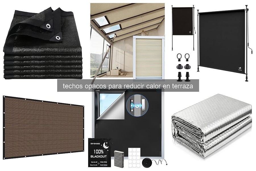 Mejores techos opacos para terrazas en climas cálidos