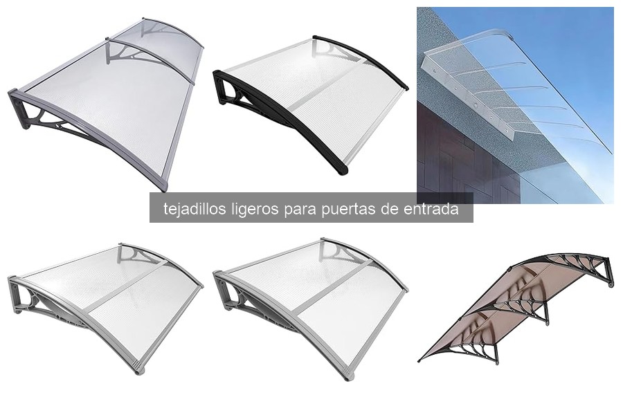 Mejores Tejadillos Ligeros para Puertas de Entrada en 2026