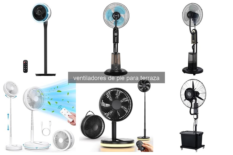 Mejores ventiladores de pie para terrazas en 2026