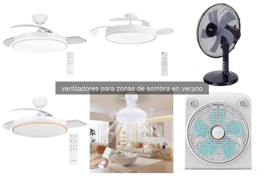 Mejores ventiladores para zonas de sombra en verano 2026