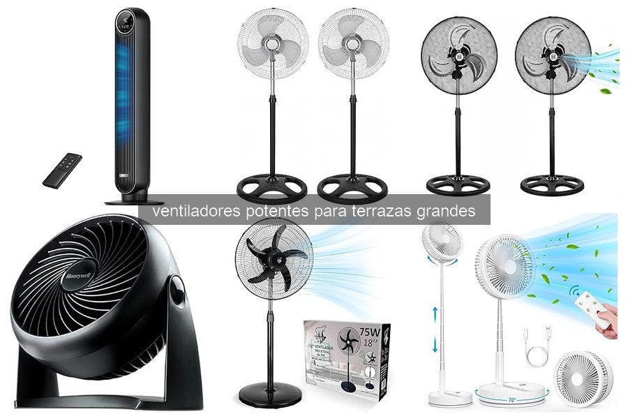 Mejores ventiladores potentes para terrazas grandes en 2026