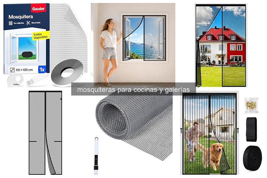 Mosquiteras para Cocinas y Galerías: Definición y Características