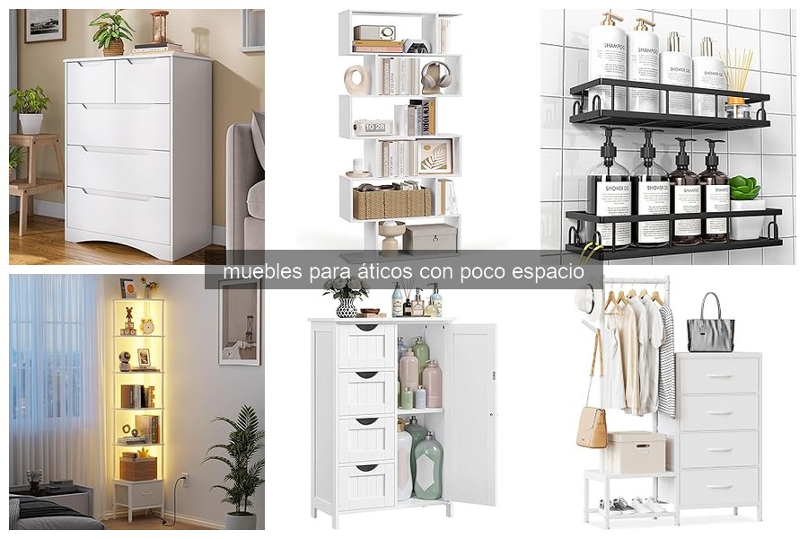 Muebles ideales para áticos pequeños: ¡optimiza tu espacio!